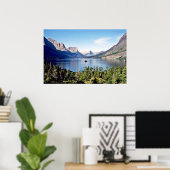Nationaal park St. Mary Lake - Glacier Poster (Thuiskantoor)
