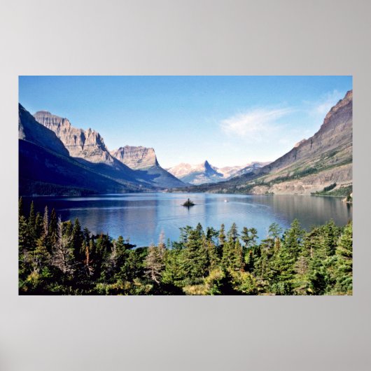 Nationaal park St. Mary Lake - Glacier Poster (Voorkant)