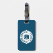 Nationaal park Sun Trees Maagdeneilanden Bagagelabel (Achterkant verticaal)