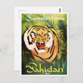 Nationaal park Sunderban Pakistan - vintonijnreize Briefkaart (Voorkant / Achterkant)