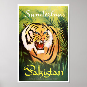 Nationaal park Sunderban Pakistan - vintonijnreize Poster