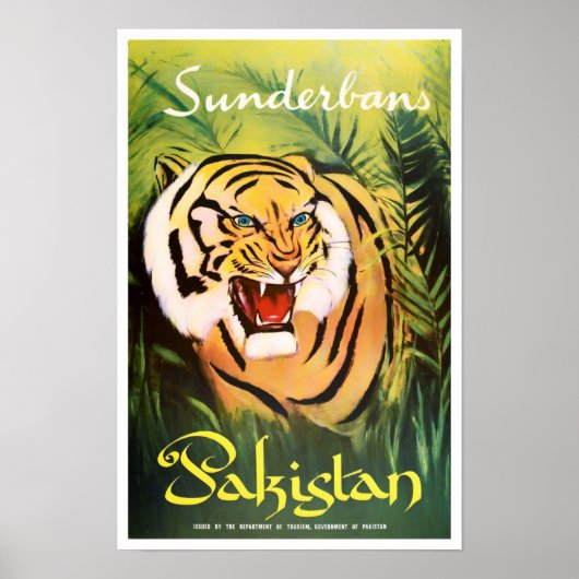 Nationaal park Sunderban Pakistan - vintonijnreize Poster (Voorkant)