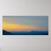 Nationaal park Sunset Zig Zag Mountains Hot Spring Poster (Voorkant)