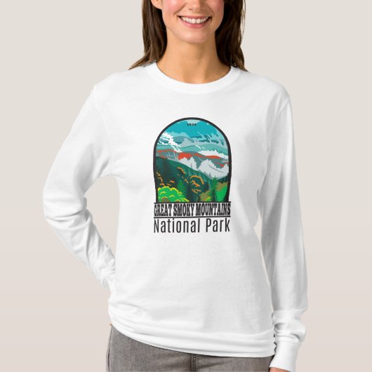 Nationaal park  T-Shi - Great Smoky Mountains T-shirt (Voorkant)
