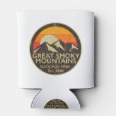 Nationaal park T Shirt Hiking Great Smoky Mountain Blikjeskoeler (Achterkant)