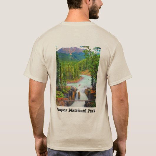 Nationaal Park T-Shirt van Banff en Jasper (Achterkant)