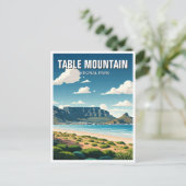 Nationaal park Tafelberg in Zuid-Afrika Briefkaart (Staand voorkant)