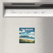 Nationaal park Tafelberg in Zuid-Afrika Magneet (Insitu (Vaatwasser))