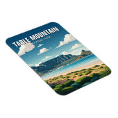 Nationaal park Tafelberg in Zuid-Afrika Magneet (Rechterzijde)