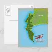 Nationaal Park Tafelberg Zuid-Afrika kaart (Voorkant / Achterkant)