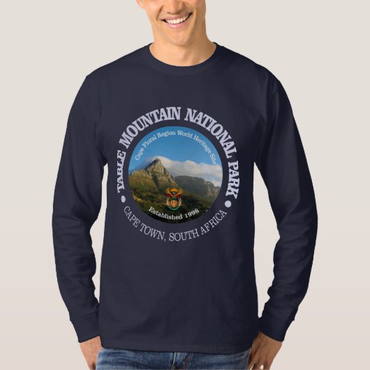 Nationaal park Tafelgebergte T-shirt (Voorkant)