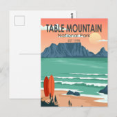 Nationaal Park Tafelgebergte Zuid-Afrika  Briefkaart (Voorkant / Achterkant)