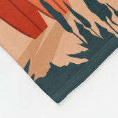 Nationaal Park Tafelgebergte Zuid-Afrika  Fleece Deken (Hoek)