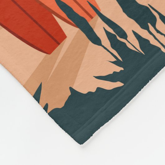 Nationaal Park Tafelgebergte Zuid-Afrika Fleece Deken (Hoek)