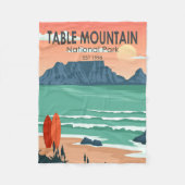 Nationaal Park Tafelgebergte Zuid-Afrika  Fleece Deken (Voorkant)