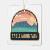 Nationaal Park Tafelgebergte Zuid-Afrika  Keramisch Ornament (Links)