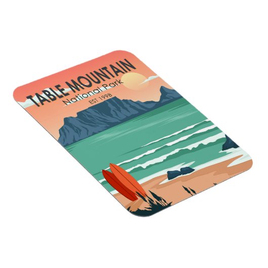 Nationaal Park Tafelgebergte Zuid-Afrika  Magneet (Rechterzijde)