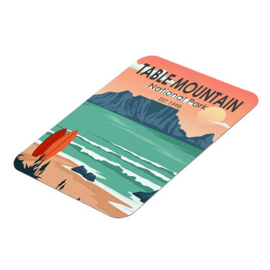 Nationaal Park Tafelgebergte Zuid-Afrika  Magneet (Linkerzijde)