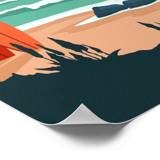 Nationaal Park Tafelgebergte Zuid-Afrika  Poster (Hoek)