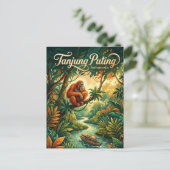 Nationaal park Tanjung Puting Indonesië Briefkaart (Staand voorkant)
