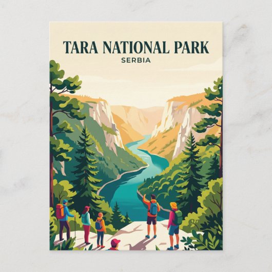 Nationaal park Tara Servië Briefkaart (Voorkant)