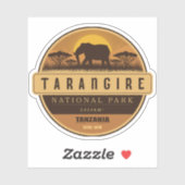 Nationaal park Tarangire, Tanzania Sticker (Vel)