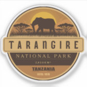 Nationaal park Tarangire, Tanzania Sticker (Voorkant)