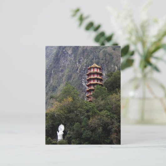 Nationaal Park Taroko Gorge, Taiwan Briefkaart (Staand voorkant)