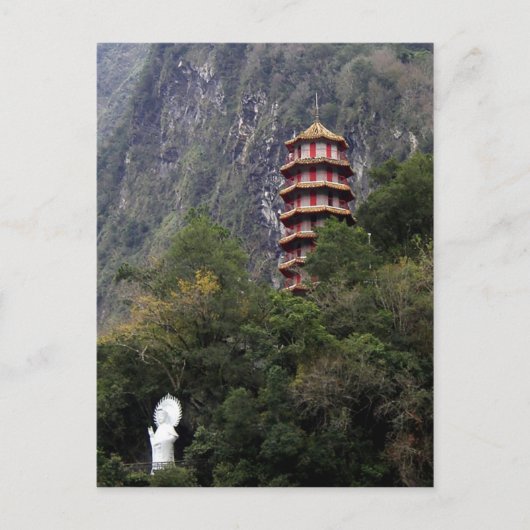 Nationaal Park Taroko Gorge, Taiwan Briefkaart (Voorkant)