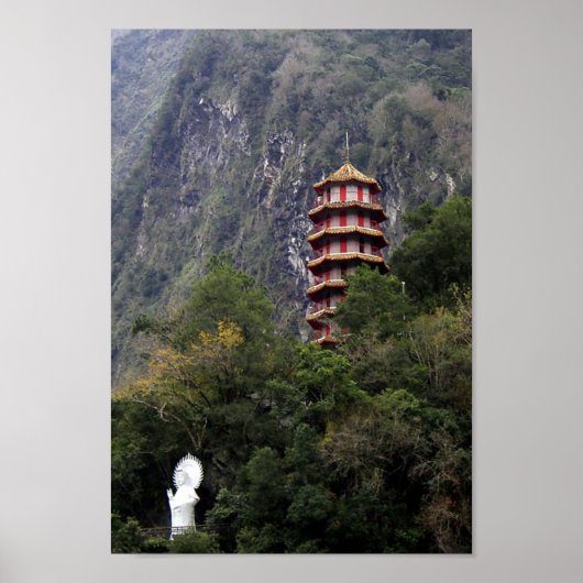 Nationaal Park Taroko Gorge, Taiwan Poster (Voorkant)