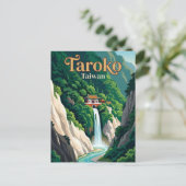 Nationaal park Taroko Taiwan Briefkaart (Staand voorkant)