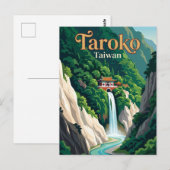 Nationaal park Taroko Taiwan Briefkaart (Voorkant / Achterkant)