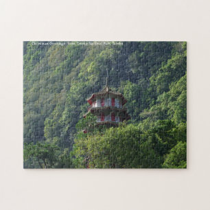 Nationaal Park Taroko Taiwan. Jigzaag Puzzle Legpuzzel