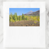 Nationaal Park Teide Landschap op Tenerife Rechthoekige Sticker (Tas)
