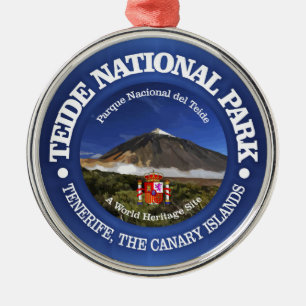 Nationaal park Teide Metalen Ornament