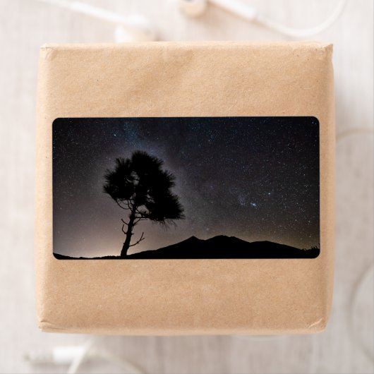 Nationaal park Teide 's nachts Etiket (Insitu)