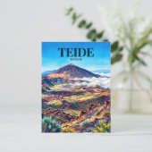 Nationaal park Teide Spanje Briefkaart (Staand voorkant)