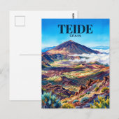 Nationaal park Teide Spanje Briefkaart (Voorkant / Achterkant)