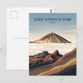 Nationaal park Teide Spanje Briefkaart (Voorkant / Achterkant)