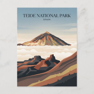 Nationaal park Teide Spanje Briefkaart