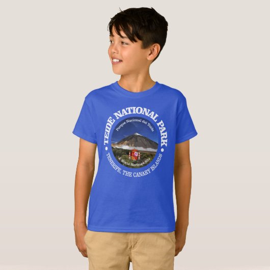 Nationaal park Teide T-shirt (Voorkant volledig)