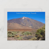 Nationaal park Teide, Tenerife Briefkaart (Voorkant / Achterkant)