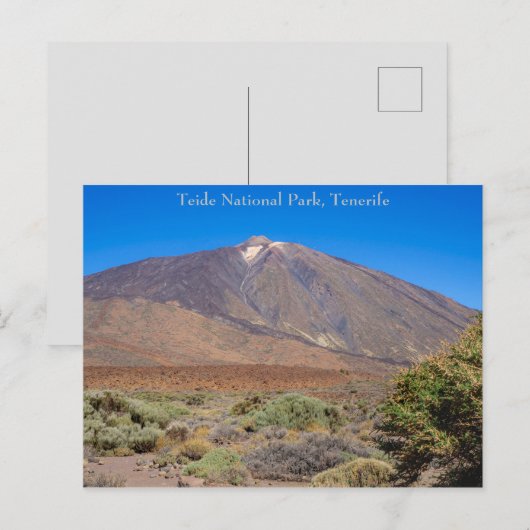 Nationaal park Teide, Tenerife Briefkaart (Voorkant / Achterkant)