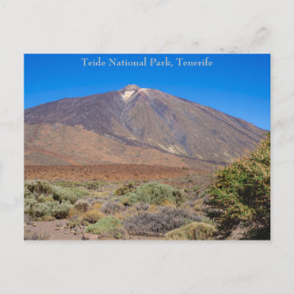 Nationaal park Teide, Tenerife Briefkaart