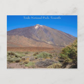 Nationaal park Teide, Tenerife Briefkaart (Voorkant)