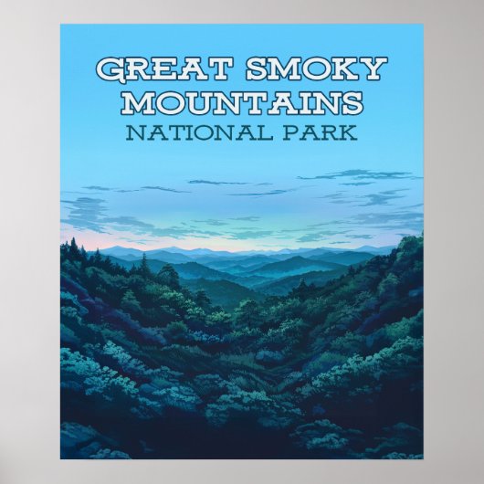 Nationaal park Tennessee Poster (Voorkant)