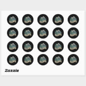 Nationaal park Tennessee Ronde Sticker (Vel)