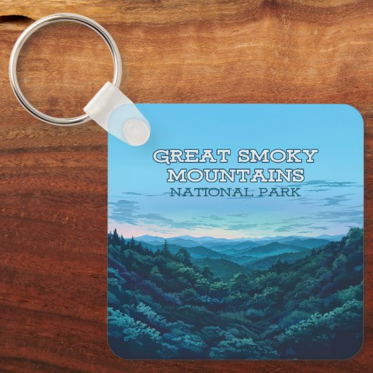 Nationaal park Tennessee Sleutelhanger (Voorkant)