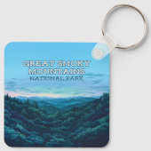 Nationaal park Tennessee Sleutelhanger (Achterkant)