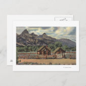 Nationaal park Teton, WY Briefkaart (Voorkant / Achterkant)